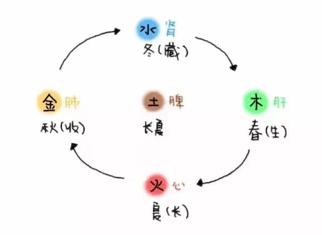 干支五行与四时关系